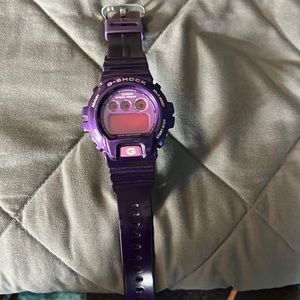 Casio G Shock Metal Purple Chrome Watch